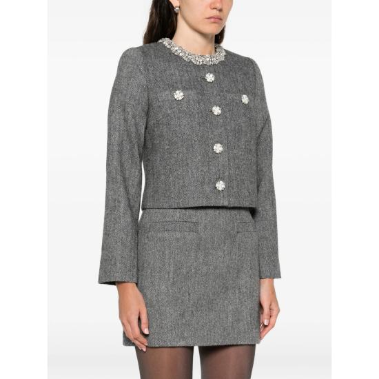 26SS 셀프 포트레이트 자켓 RS26 038JA GR GREY - SELF PORTRAIT