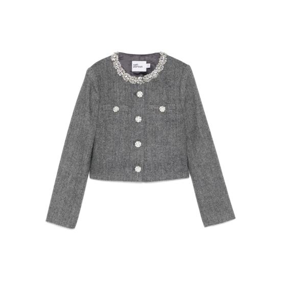 26SS 셀프 포트레이트 자켓 RS26 038JA GR GREY