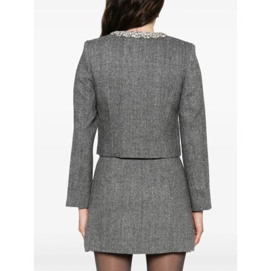 26SS 셀프 포트레이트 자켓 RS26 038JA GR GREY - SELF PORTRAIT