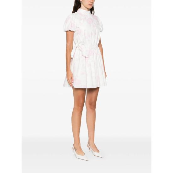 26SS 셀프 포트레이트 미디 원피스 RS26 552SA P PINK WHITE PINK - SELF PORTRAIT