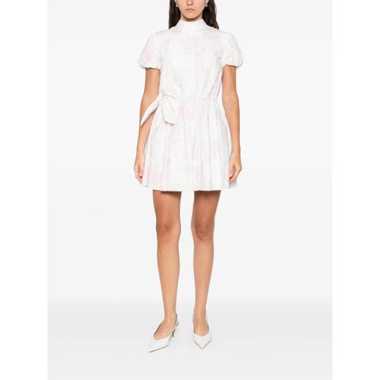 26SS 셀프 포트레이트 미디 원피스 RS26 552SA P PINK WHITE PINK - SELF PORTRAIT