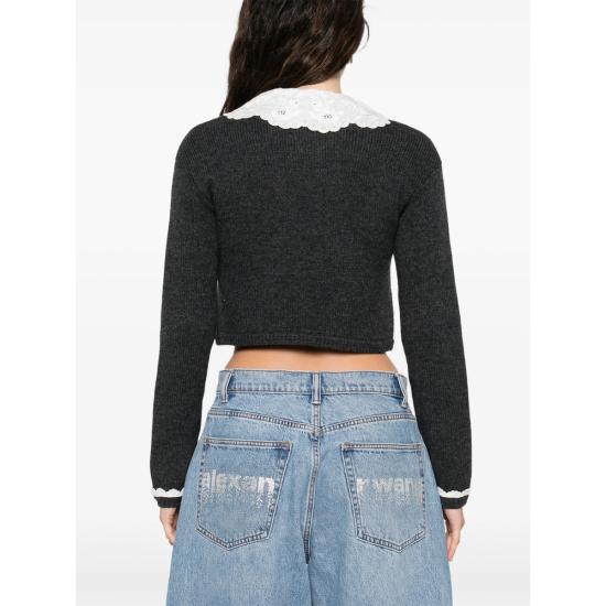 26SS 셀프 포트레이트 가디건 RS26 121CB GR GREY - SELF PORTRAIT