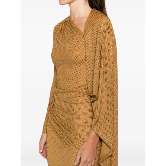 26SS 셀프 포트레이트 롱 원피스 RS26 505X GD GOLD - SELF PORTRAIT