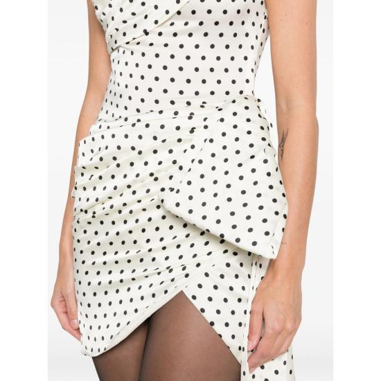 26SS 셀프 포트레이트 숏 원피스 RS26 002S C CREAM NEUTRALS BLACK - SELF PORTRAIT