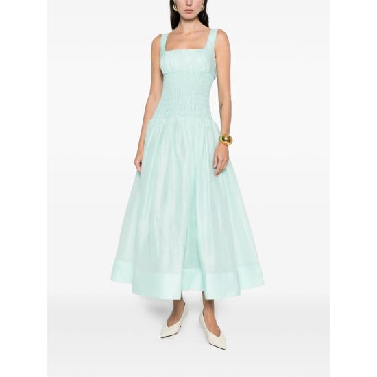 26SS 셀프 포트레이트 미디 원피스 RS26 212M G GREEN - SELF PORTRAIT