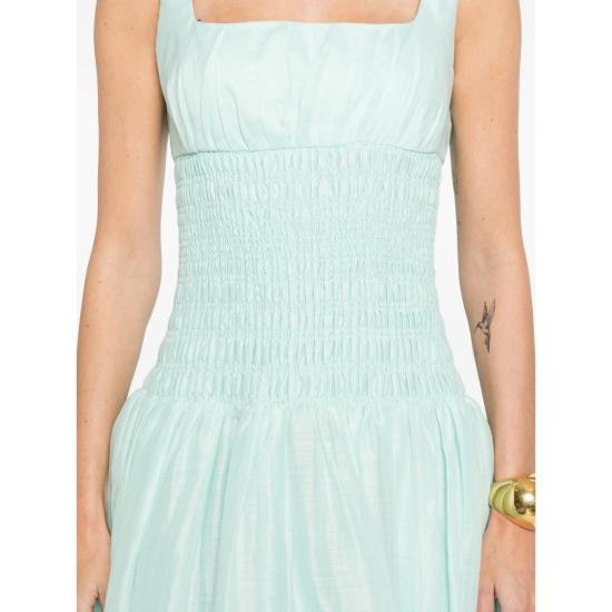 26SS 셀프 포트레이트 미디 원피스 RS26 212M G GREEN - SELF PORTRAIT