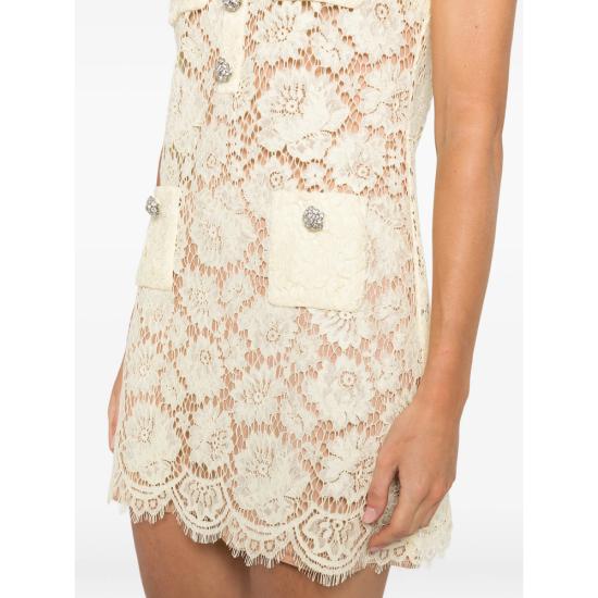 26SS 셀프 포트레이트 숏 원피스 RS26 217S Y YELLO YELLOW - SELF PORTRAIT