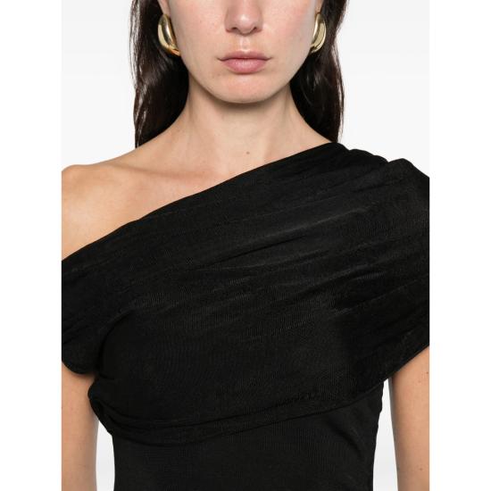 26SS 셀프 포트레이트 롱 원피스 RS26 108M B BLACK - SELF PORTRAIT