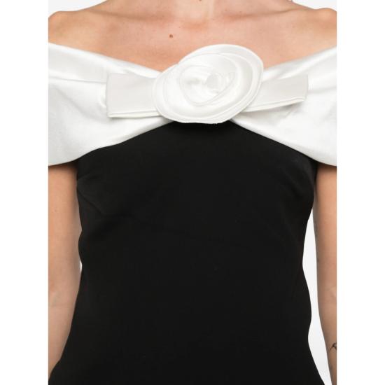 26SS 셀프 포트레이트 숏 원피스 RS26 180S B BLACK BLACK WHITE - SELF PORTRAIT