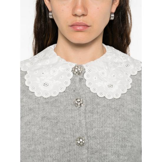 26SS 셀프 포트레이트 가디건 RS26 123C GR GREY - SELF PORTRAIT