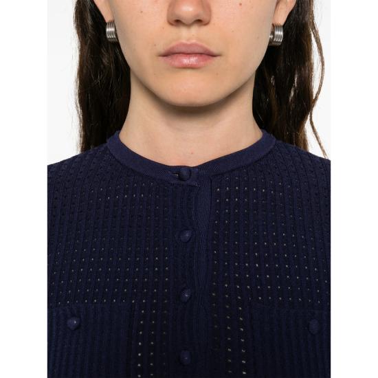 26SS 셀프 포트레이트 미디 원피스 RS26 106SB N NAVY BLUE - SELF PORTRAIT