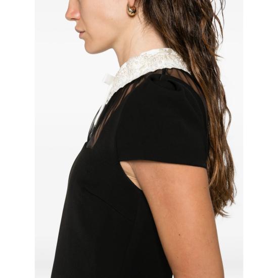 26SS 셀프 포트레이트 숏 원피스 RS26 165S B BLACK - SELF PORTRAIT