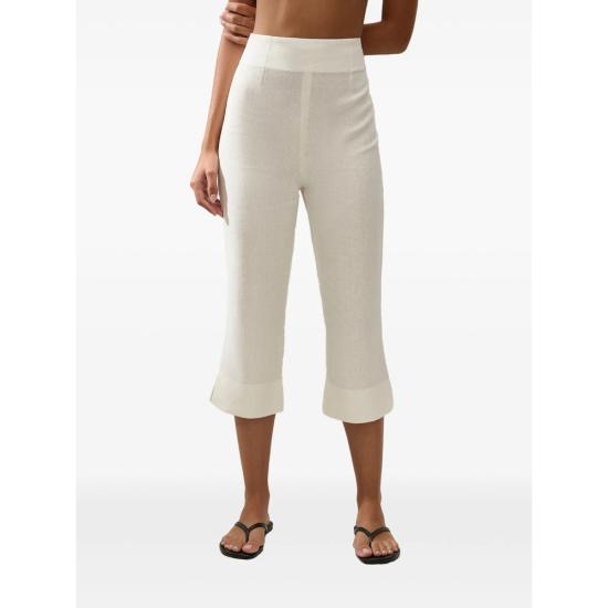 26SS 페이스풀더브랜드 크롭 팬츠 FF4061 WHT VALERIA WHITE BLACK - FAITHFULL THE BRAND