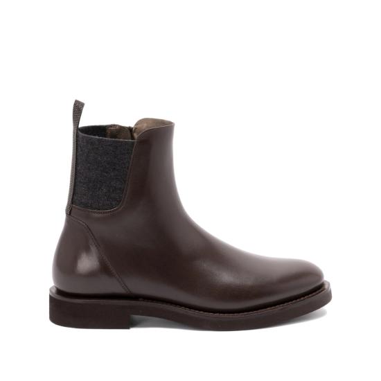 25FW 브루넬로 쿠치넬리 부츠 MZOLG3033 C8279 BROWN