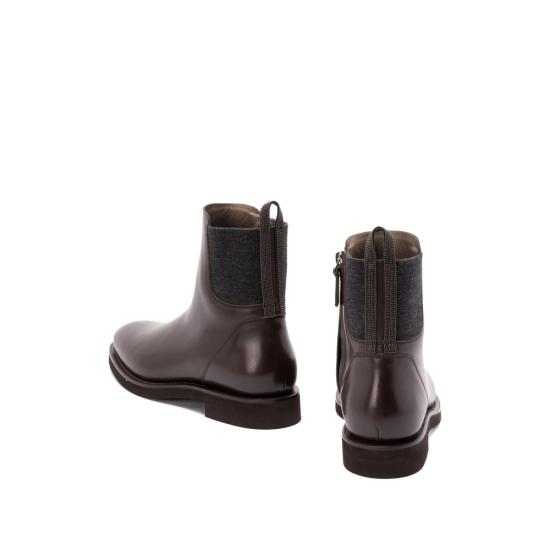25FW 브루넬로 쿠치넬리 부츠 MZOLG3033 C8279 BROWN - BRUNELLO CUCINELLI