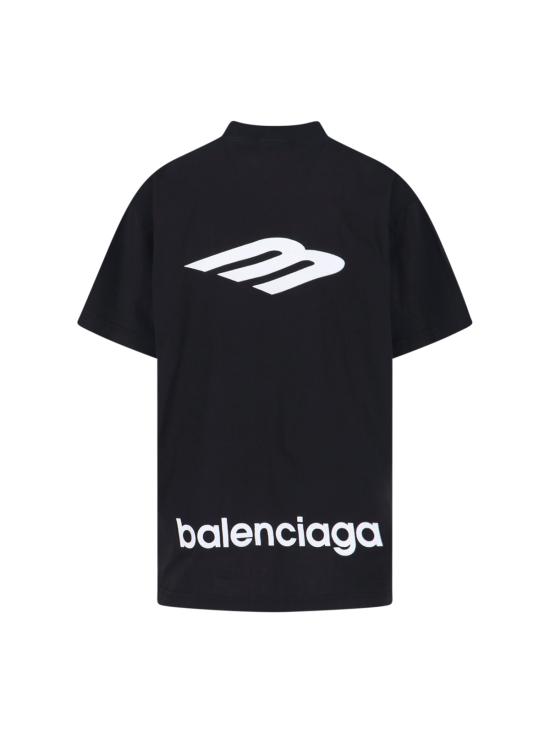 26SS 발렌시아가 반팔 티셔츠 850345 TTVK5 9034 Black - BALENCIAGA
