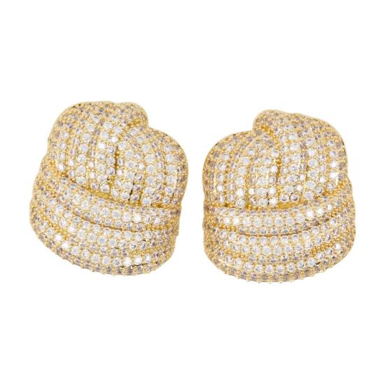 26SS 셀프 포트레이트 이어링 RS26 620EA GD gold