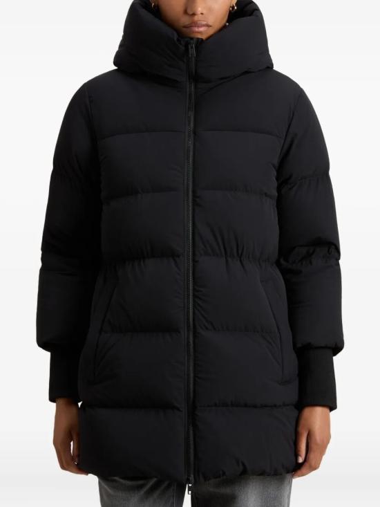 25FW 울리치 코트 CFWWOU2090FRUT3107 100 BLACK - WOOLRICH