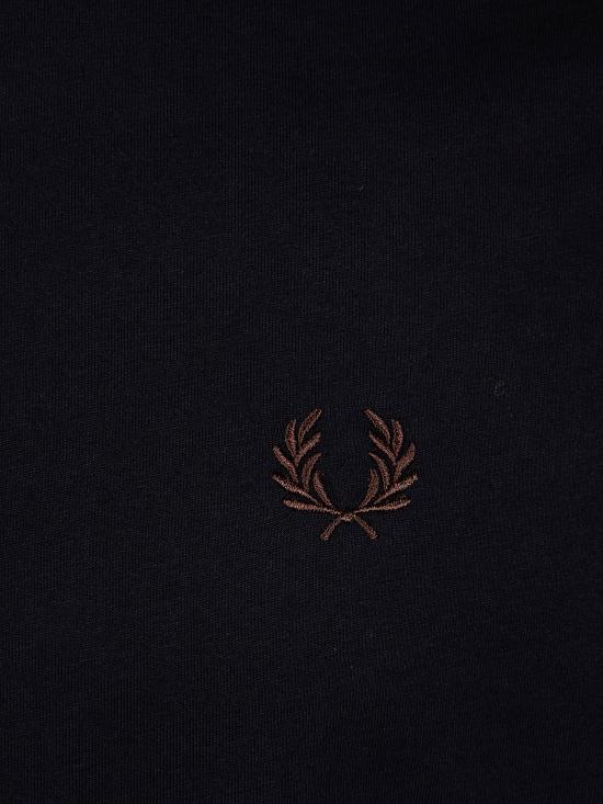 25FW 프레드페리 반팔 티셔츠 FP M1588V 56 52A NAVY WOAT BNTOB - FRED PERRY