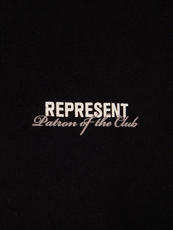 26SS 리프레젠트 후드 티셔츠 MLM4270 098 BLACK - REPRESENT