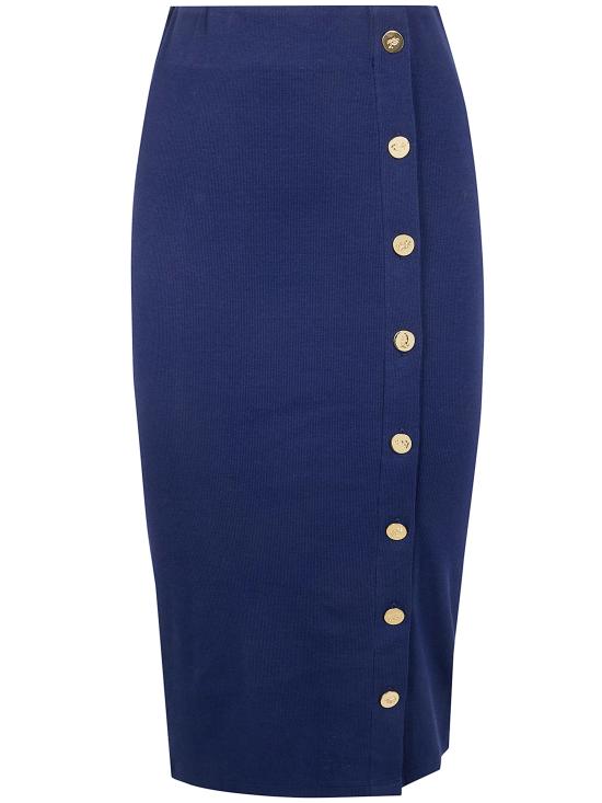 26SS 랄프 로렌 미디 스커트 200P03762001 REFINED NAVY