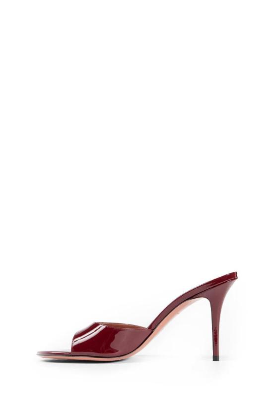 25FW 아미나 무아디 샌들 ELODIESLIPPER PATENTWINE RED - AMINA MUADDI