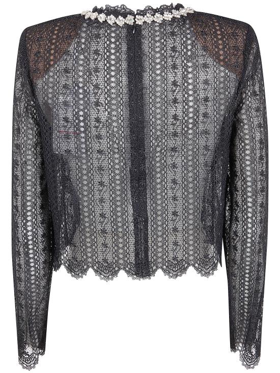 26SS 셀프 포트레이트 블라우스 RS26 172T BLACK - SELF PORTRAIT