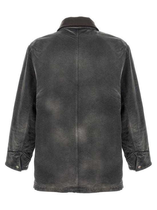 25FW 오라리 자켓 A25AB01CDFADEDBLACK Black - AURALEE