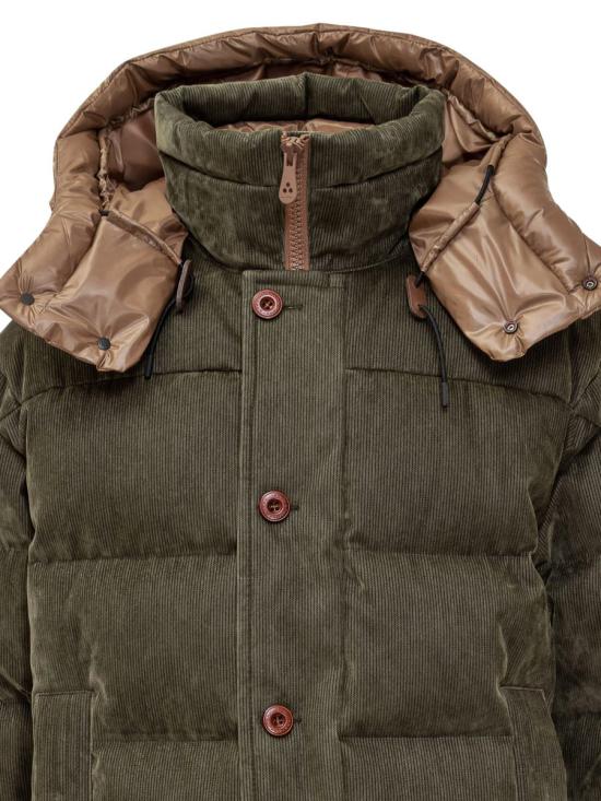 25FW 페트레이 시나에드 BMAT 벨벳 배색 재킷 PEU558801112015 689ID GREEN - PEUTEREY