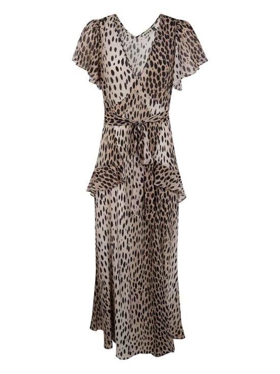 26SS 릭소 미디 원피스 010 00009 225 06047 ANTELOPE SPOT BLACK - RIXO