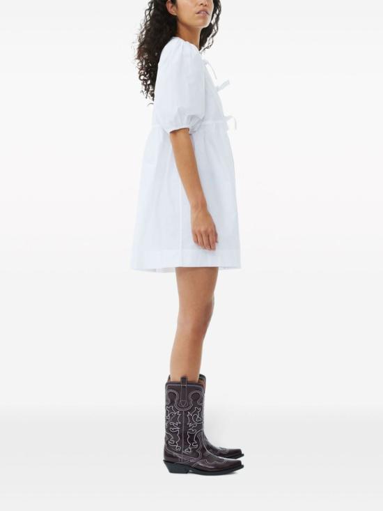 26SS 가니 숏 원피스 F9170 151 White - GANNI