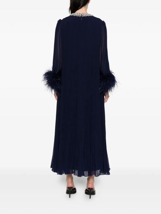 26SS 셀프 포트레이트 미디 원피스 RS26 510M NAVY - SELF PORTRAIT