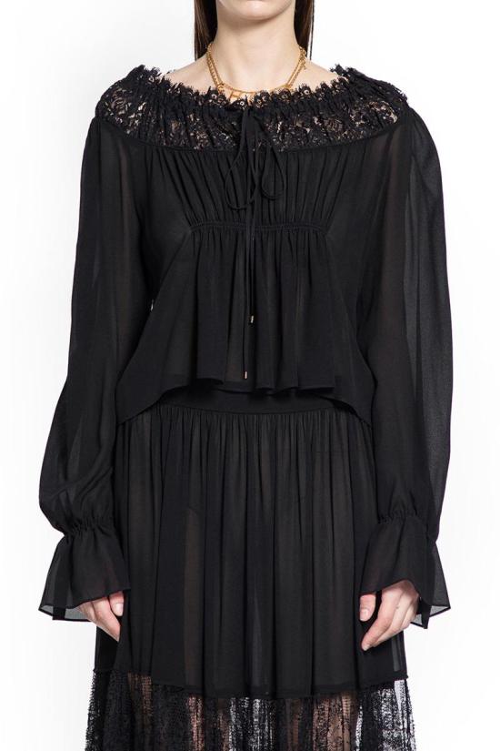 25FW 끌로에 탑 CH25AHT87117 001 Black