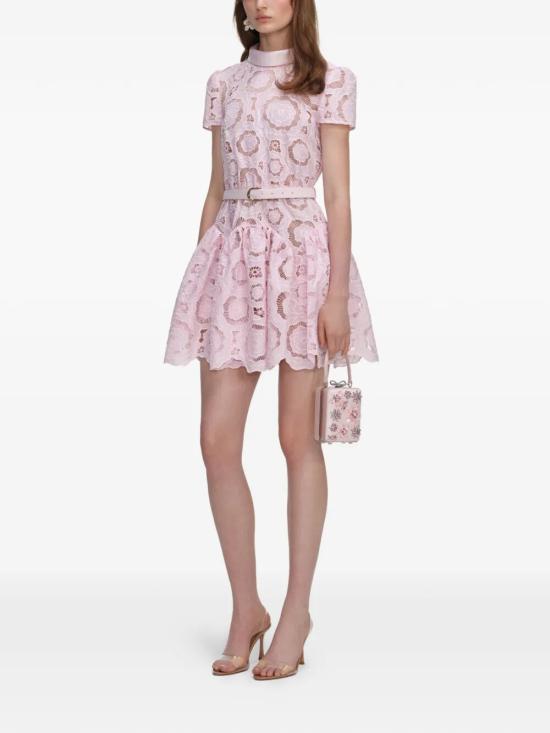 26SS 셀프 포트레이트 숏 원피스 RS26 167S PINK - SELF PORTRAIT