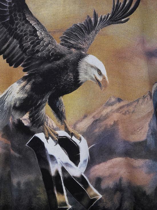 26SS 리프레젠트 후드 티셔츠 MLM100762 STAINED BLACK - REPRESENT