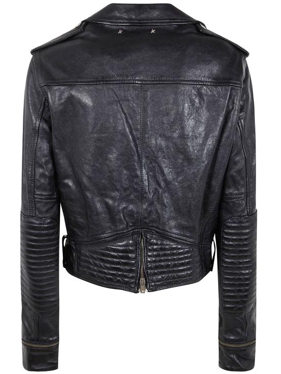 26SS 골든구스 바이커 자켓 GWP02137 P001195 90100 90100 BLACK - GOLDEN GOOSE