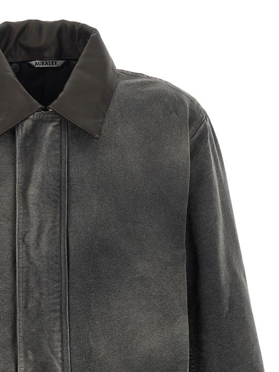 25FW 오라리 자켓 A25AB01CDFADEDBLACK Black - AURALEE