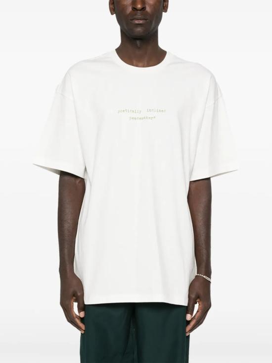 25FW OAMC PEACEMAKER 반팔 티셔츠 PCM2OT02CJE002 01 WHITE - OTHER BRANDS