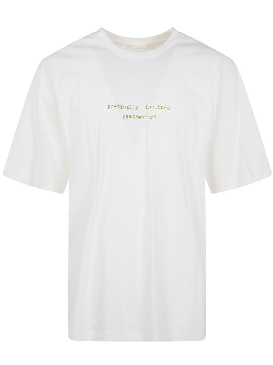 25FW OAMC PEACEMAKER 반팔 티셔츠 PCM2OT02CJE002 01 WHITE