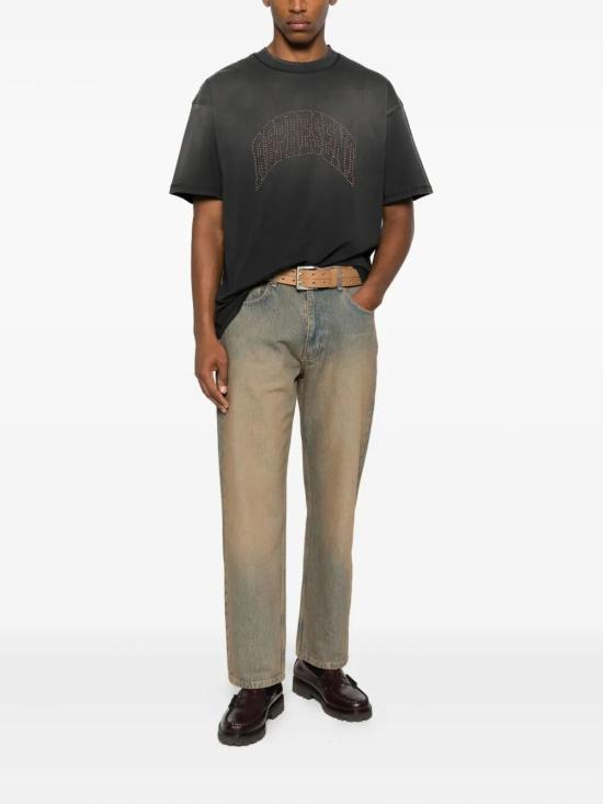 26SS 리프레젠트 반팔 티셔츠 MLM100180 STAINED BLACK - REPRESENT