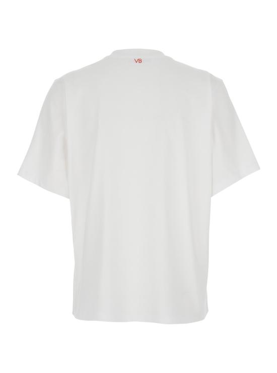 26SS 빅토리아 베컴 반팔 티셔츠 1126JTS007232A6 White
