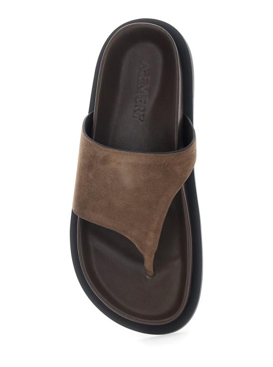 26SS 에이 에머리 뮬/슬리퍼 242321CEDARSUEDE Brown - A.EMERY