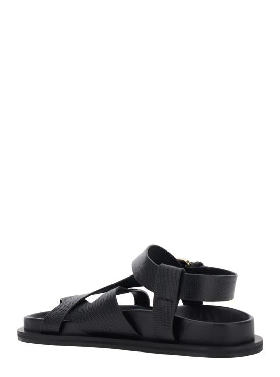 26SS 에이 에머리 샌들 242301BLACKEMBOSSEDLIZARD Black - A.EMERY