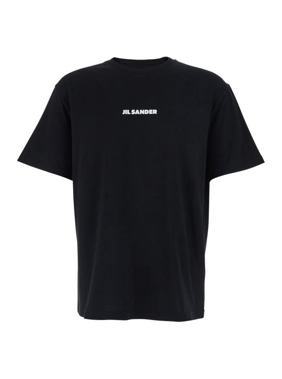 26SS 질샌더 반팔 티셔츠 J22GC0237J20103001 Black
