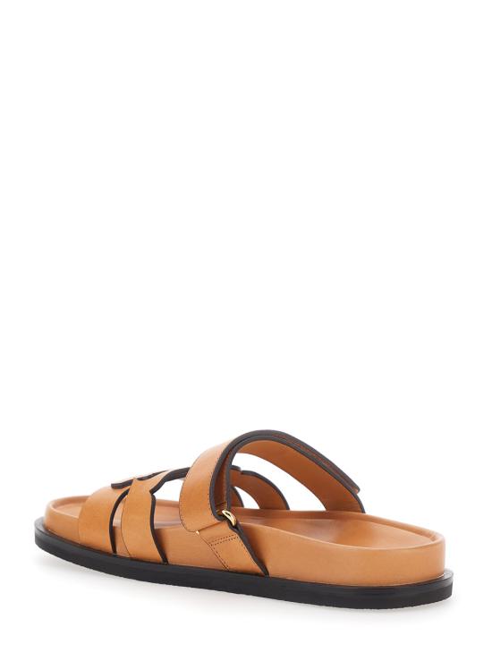 26SS 토리버치 이네스 스포츠 슬리퍼 168791200 Brown - TORY BURCH