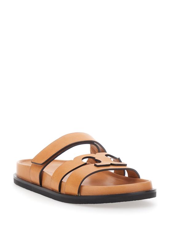 26SS 토리버치 이네스 스포츠 슬리퍼 168791200 Brown - TORY BURCH