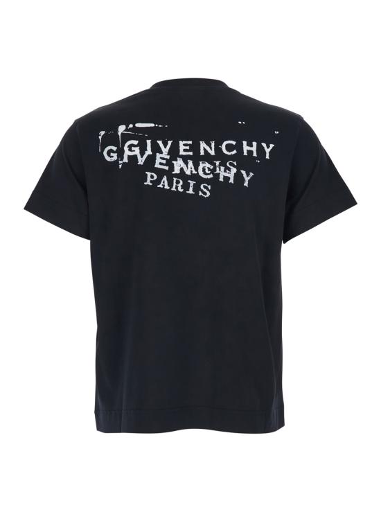 26SS 지방시 반팔 티셔츠 BW70FJP7A7001 Black - GIVENCHY