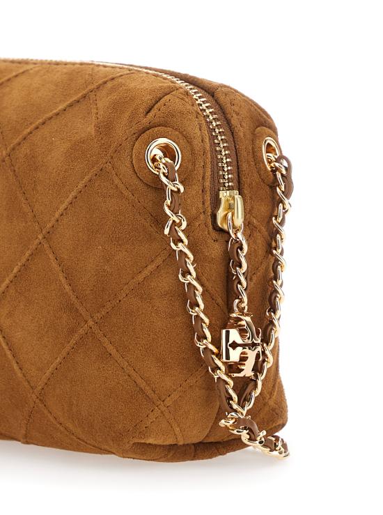 26SS 토리버치 플레밍 스웨이드 소프트 크로스백 178180200 Brown - TORY BURCH