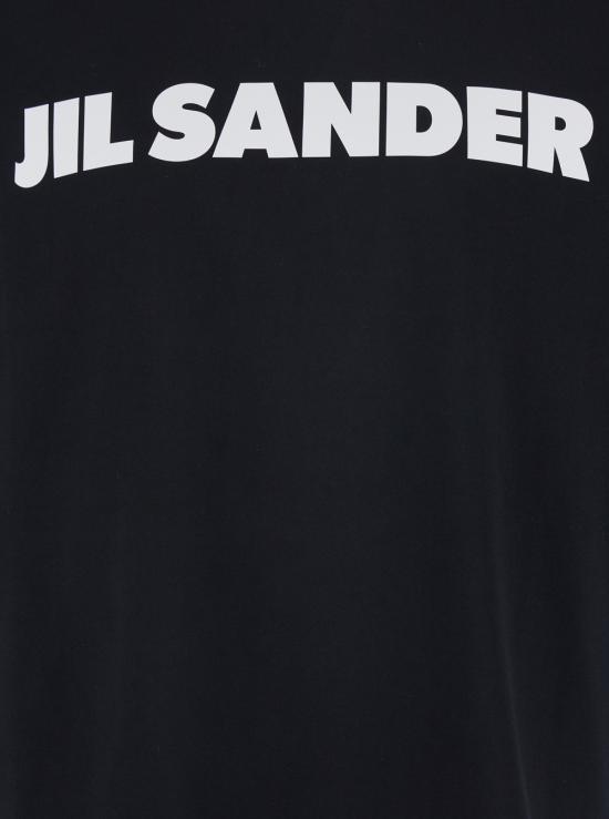 26SS 질샌더 플레인 코튼 저지 티셔츠 J22GC0221J20349001 Black - JIL SANDER