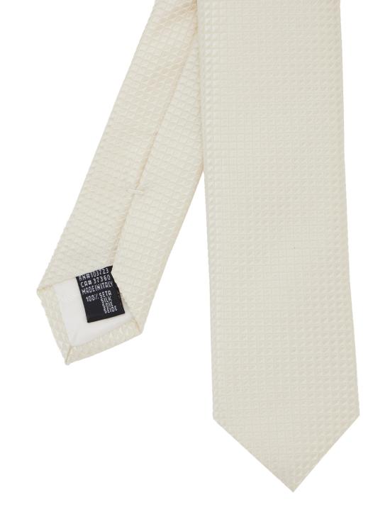 26SS 엠포리오 아르마니 넥타이 EM001343TE19687U1107 White - EMPORIO ARMANI